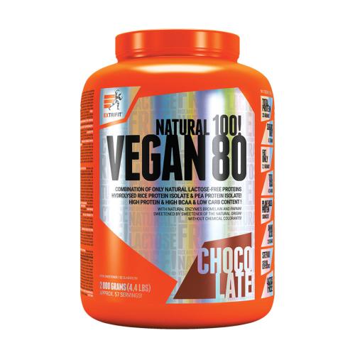 Extrifit Vegan 80 - Vegan 80 (2000 g, Čokoláda)