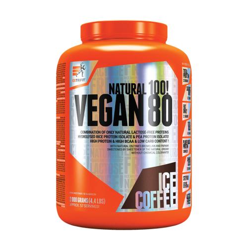 Extrifit Vegan 80 - Vegan 80 (2000 g, Ledová káva)