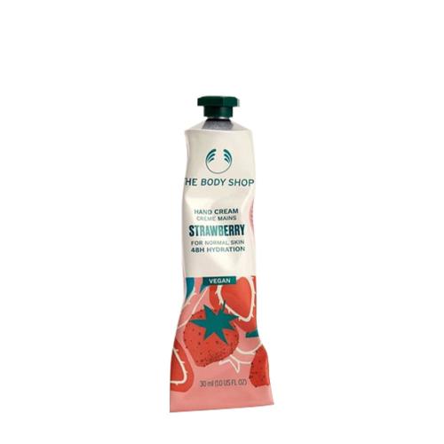 The Body Shop Jahodový veganský krém na ruce - Strawberry Vegan Hand Cream (30 ml, Jahoda)