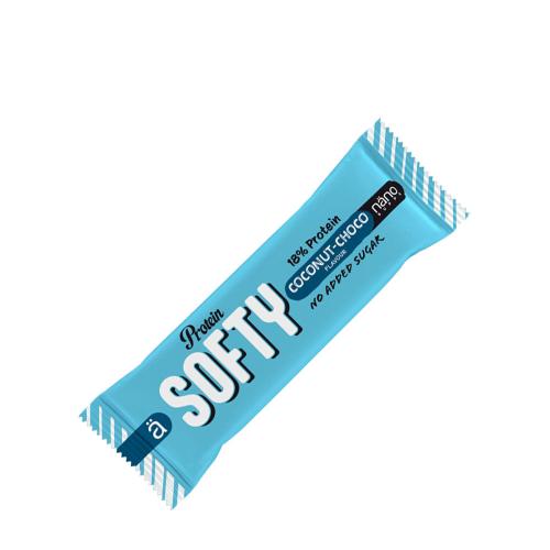 Nanosupps SOFTY - Proteinová tyčinka - SOFTY - Protein Bar (33 g, Kokosová čokoláda)