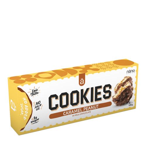Nanosupps COOKIES - Proteinové sušenky - COOKIES - Protein Cookies (128 g, Lískový oříšek karamel)