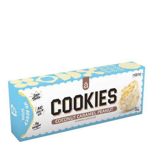Nanosupps COOKIES - Proteinové sušenky - COOKIES - Protein Cookies (128 g, Kokosový Karamelový Arašídový)