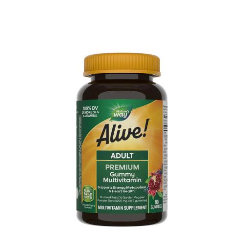 Natures Way Alive!® Premium Adult Multivitamin Gummies (90 Gumový cukr)