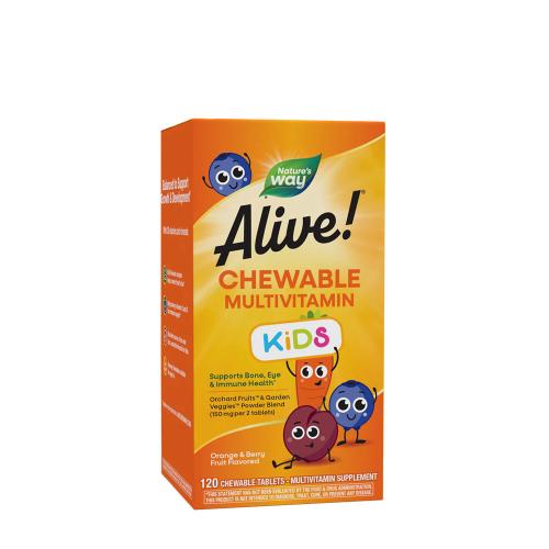 Nature's Way Alive!® Kids Chewable Multivitamin (120 Žuvacia tableta)