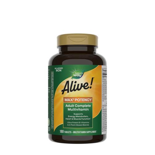 Nature's Way Alive!® Max3 Daily Multivitamin Without Iron (180 Tableta)