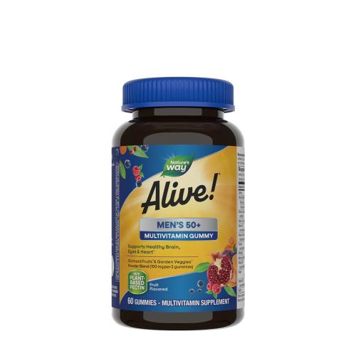 Natures Way Alive!® Men’s 50+ Gummy Multivitamin (60 Gumový cukr)