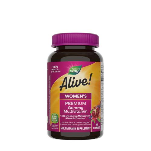 Natures Way Alive!® Premium Women’s Gummy Multivitamin (75 Gumový cukr)