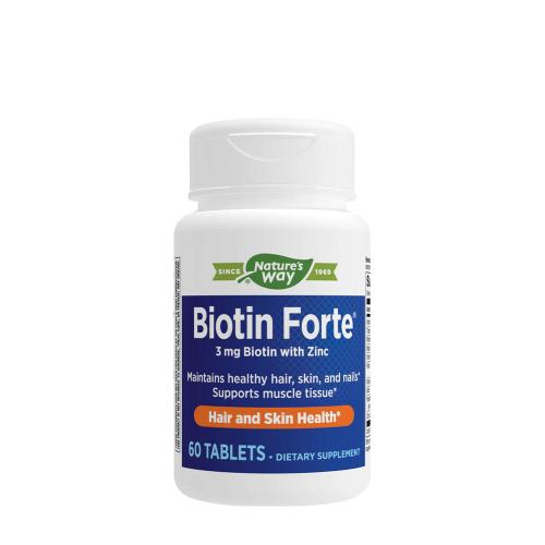 Natures Way Biotin Forte® with Zinc (60 Tableta)