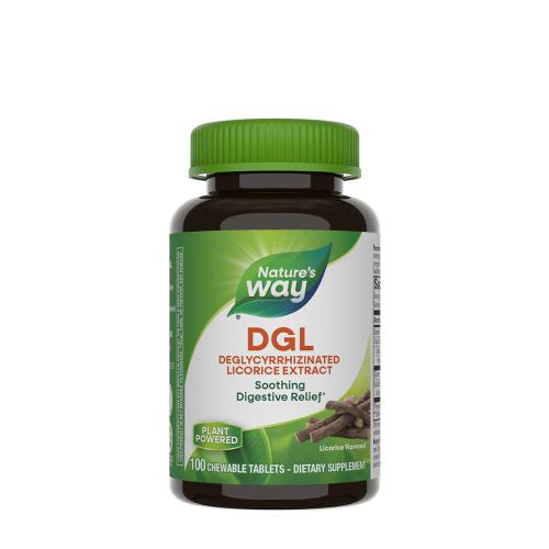 Natures Way DGL (100 Žuvacia tableta, Licorice Fruit)