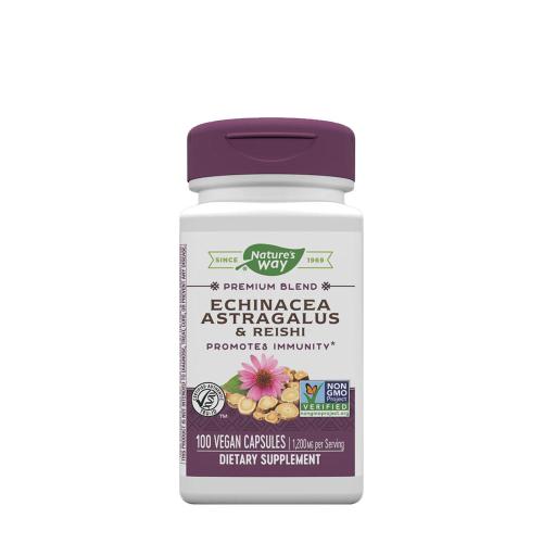 Natures Way Echinacea Astragalus & Reishi (100 Kapsla)