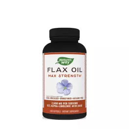 Nature's Way Flax Oil Max Strength (200 Měkká kapsla)