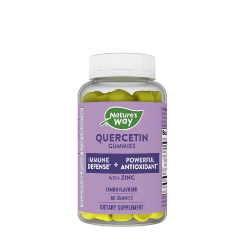 Natures Way Quercetin Gummies with Zinc (60 Gumový cukr, Citron)