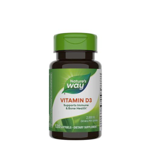 Natures Way Vitamin D3 (120 Měkká kapsla)