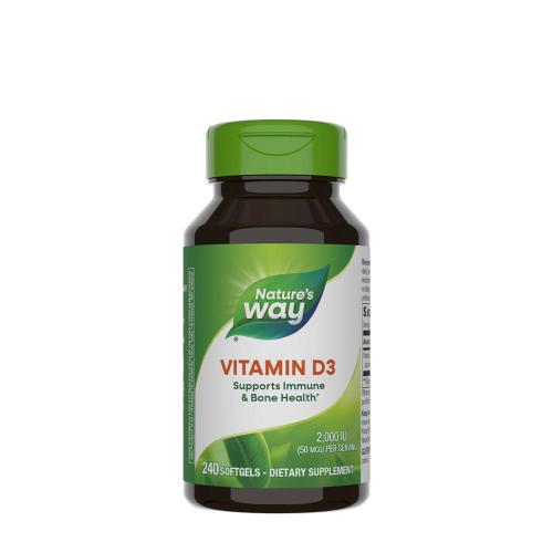 Natures Way Vitamin D3 (240 Měkká kapsla)