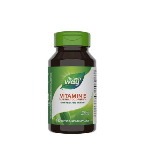 Natures Way Vitamin E D-Alpha Tocopherol (100 Měkká kapsla)