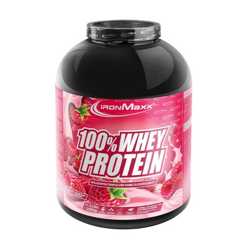 Ironmaxx 100% Whey Protein (2350 g, Malina)