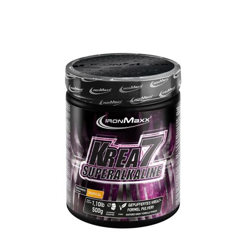 Ironmaxx Krea7 Superalkaline Creatine Powder (500 g, Tropické)