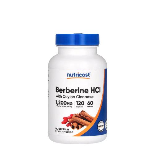 Nutricost Berberine HCl With Ceylon Cinnamon (120 Kapsla)