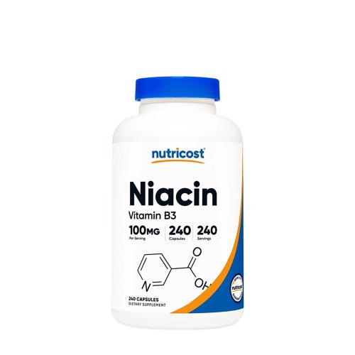 Nutricost Vitamin B3 Niacin 100 mg (240 Kapsla)