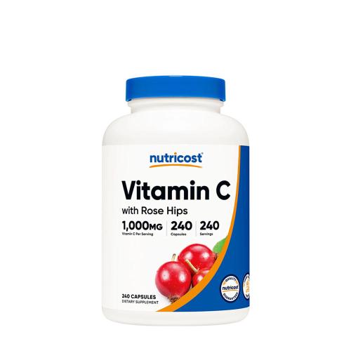 Nutricost Vitamin C with Rose Hips Capsules (240 Kapsla)