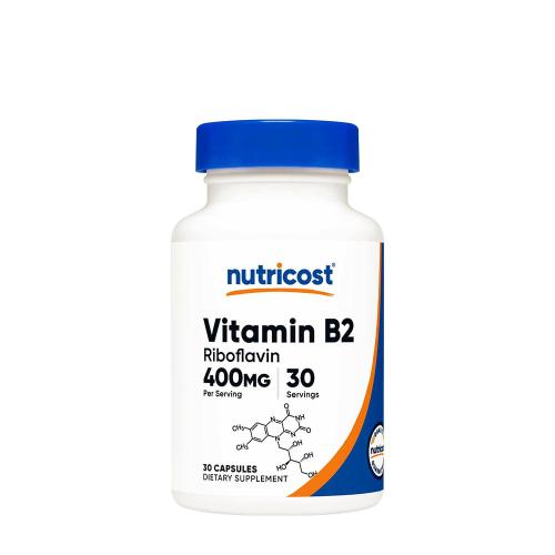 Nutricost Vitamin B2 Riboflavin 400 mg (30 Kapsla)