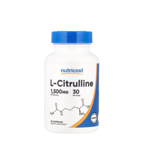 Nutricost L-Citrulline 1500 mg (60 Kapsla)