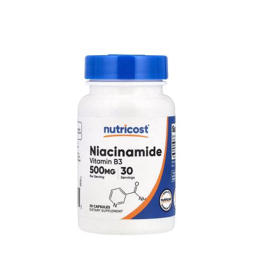 Nutricost Vitamin B3 Niacinamide 500 mg (30 Kapsla)