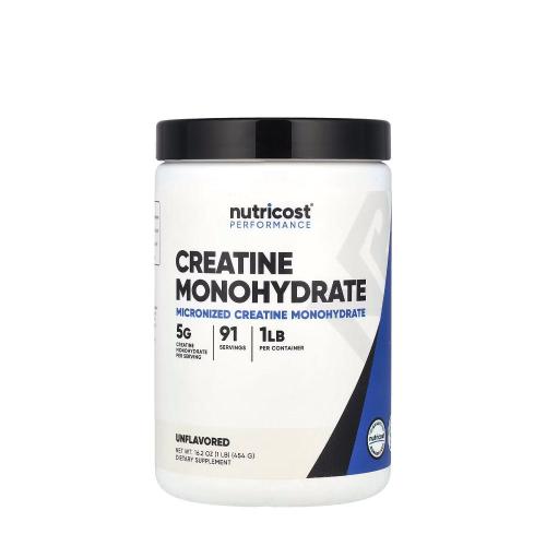 Nutricost Creatine Monohydrate Powder (453 g, Bez příchutě)