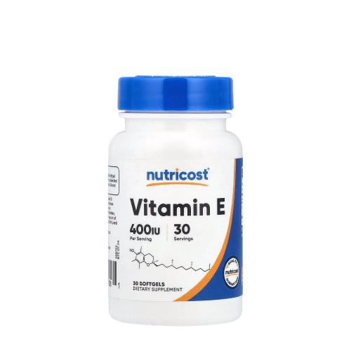 Nutricost Vitamin E 400 IU (30 Měkká kapsla)