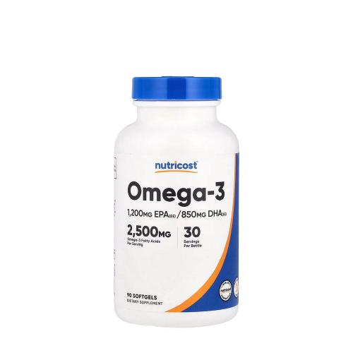 Nutricost Omega-3 2500 mg (90 Měkká kapsla)