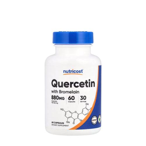 Nutricost Quercetin (With Bromelain) 880 mg (60 Kapsla)