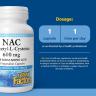 Natural Factors N-Acetyl-L-Cysteine Amino Acid (NAC) 600 mg (180 Veg Kapsla)