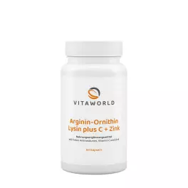 Vitaworld Arginine-Ornithine-Lysine + C + Zinc (60 Kapsla)