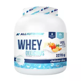   ALLNUTRITION Whey Delicious  (2270 g, Bílá čokoláda s broskví)