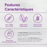 Webber Naturals Vitamin C+D3 500 mg/500 IU (200 Žuvacia tableta, Pomeranč)