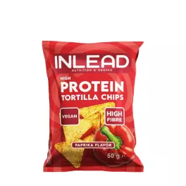 INLEAD Nutrition High Protein Tortilla Chips (50 g, Paprika)